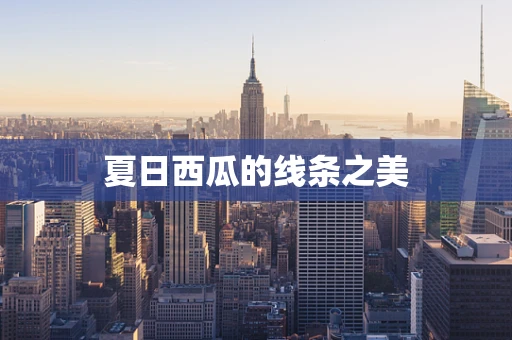 夏日西瓜的线条之美