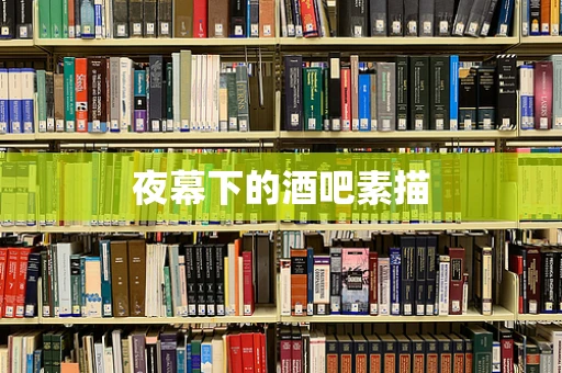 夜幕下的酒吧素描