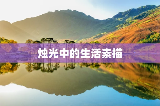烛光中的生活素描