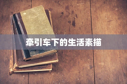 牵引车下的生活素描