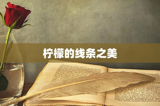 柠檬的线条之美