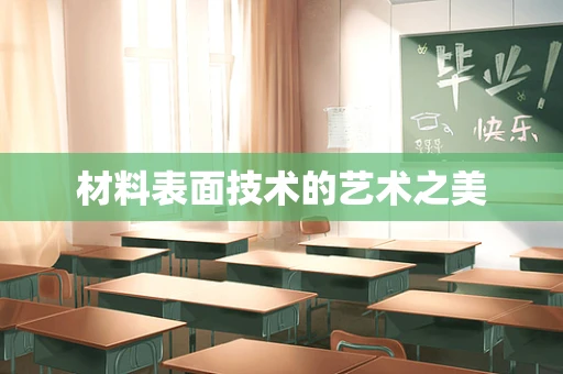材料表面技术的艺术之美