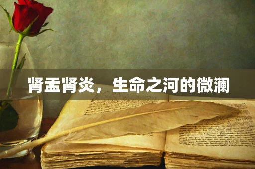 肾盂肾炎，生命之河的微澜