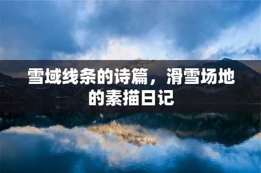 雪域线条的诗篇，滑雪场地的素描日记