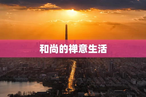 和尚的禅意生活