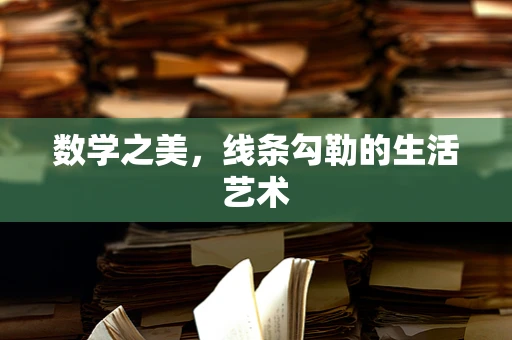 数学之美，线条勾勒的生活艺术