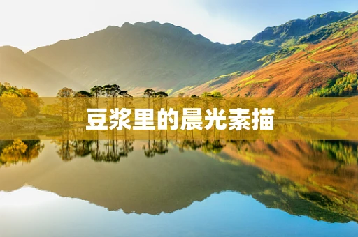 豆浆里的晨光素描