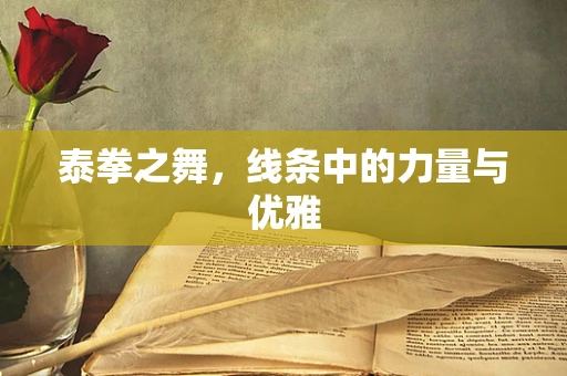 泰拳之舞，线条中的力量与优雅