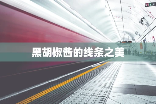 黑胡椒酱的线条之美