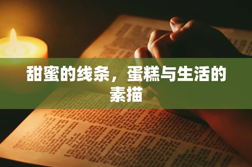 甜蜜的线条，蛋糕与生活的素描