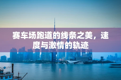 赛车场跑道的线条之美，速度与激情的轨迹