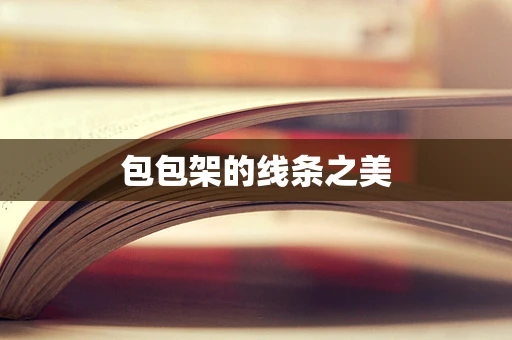 包包架的线条之美