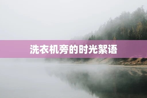 洗衣机旁的时光絮语