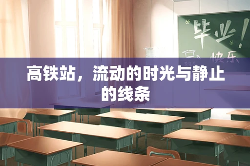 高铁站，流动的时光与静止的线条