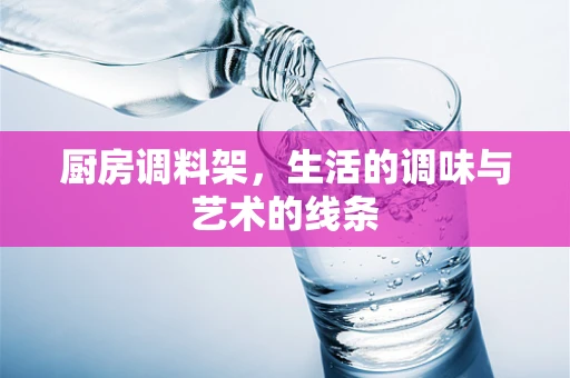 厨房调料架，生活的调味与艺术的线条