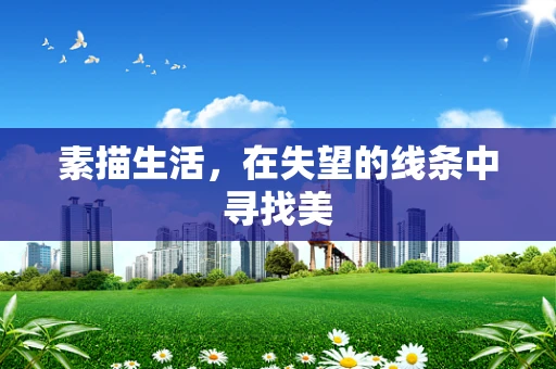 素描生活，在失望的线条中寻找美