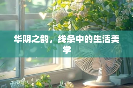 华阴之韵，线条中的生活美学
