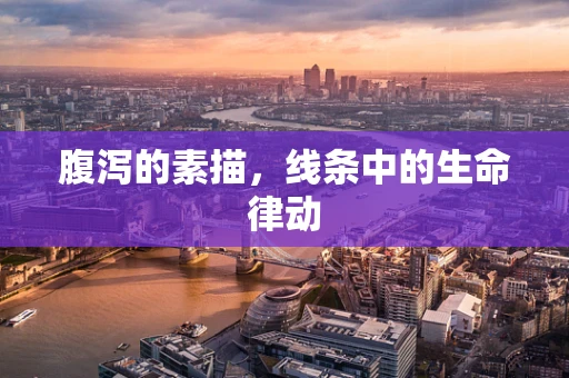 腹泻的素描，线条中的生命律动