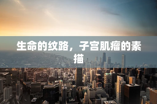 生命的纹路，子宫肌瘤的素描