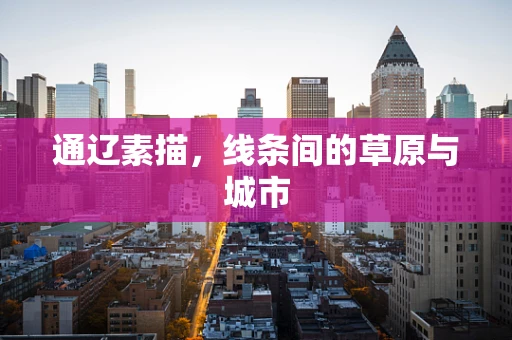 通辽素描，线条间的草原与城市