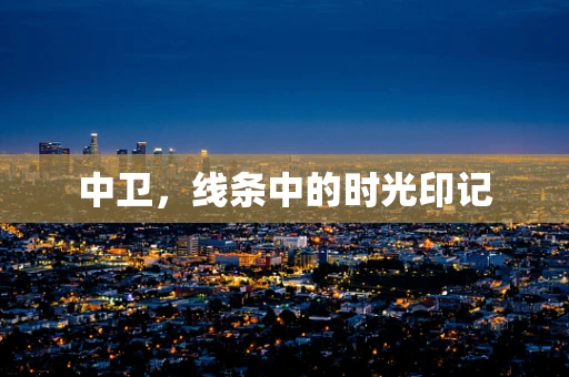 中卫，线条中的时光印记
