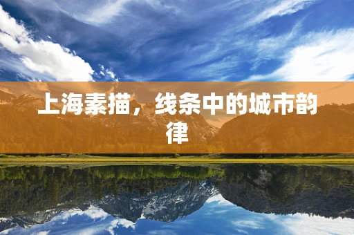 上海素描，线条中的城市韵律