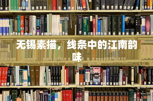 无锡素描，线条中的江南韵味