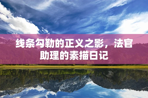 线条勾勒的正义之影，法官助理的素描日记