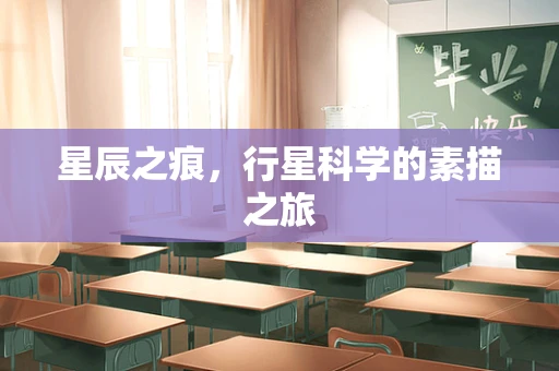 星辰之痕，行星科学的素描之旅