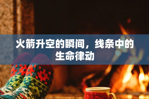 火箭升空的瞬间，线条中的生命律动