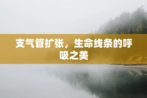 支气管扩张，生命线条的呼吸之美