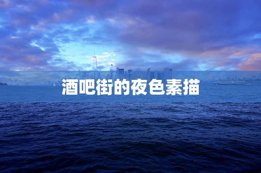 酒吧街的夜色素描