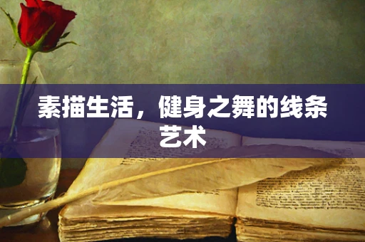 素描生活，健身之舞的线条艺术