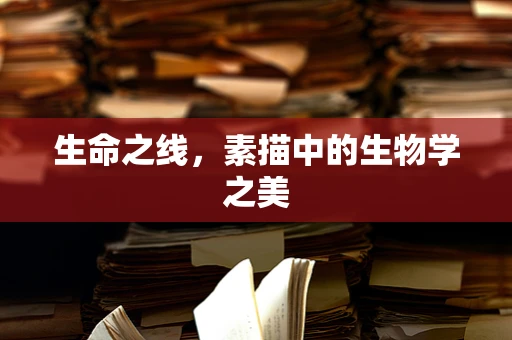 生命之线，素描中的生物学之美