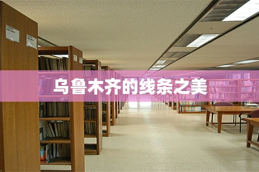 乌鲁木齐的线条之美
