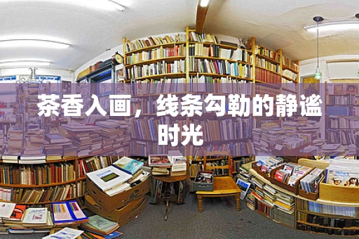 茶香入画，线条勾勒的静谧时光