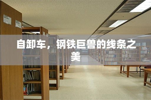 自卸车，钢铁巨兽的线条之美