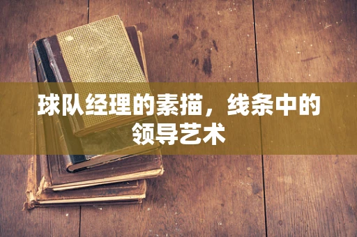 球队经理的素描，线条中的领导艺术