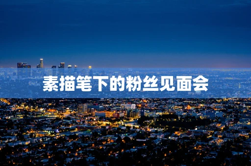 素描笔下的粉丝见面会