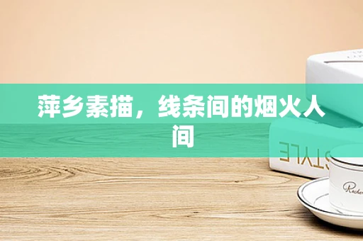 萍乡素描，线条间的烟火人间