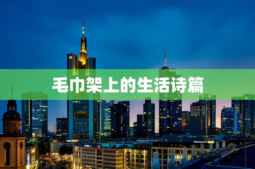 毛巾架上的生活诗篇