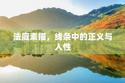 法庭素描，线条中的正义与人性