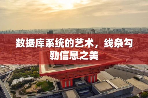 数据库系统的艺术，线条勾勒信息之美