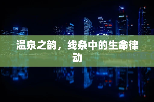 温泉之韵，线条中的生命律动