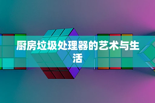 厨房垃圾处理器的艺术与生活