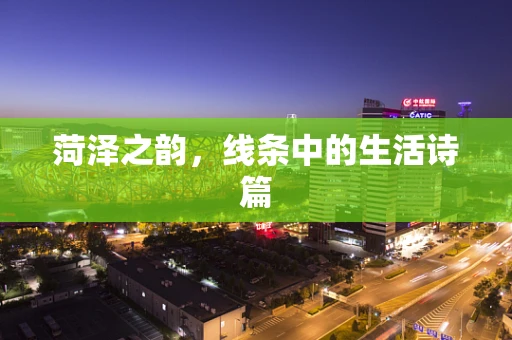菏泽之韵，线条中的生活诗篇