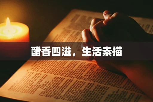 醋香四溢，生活素描