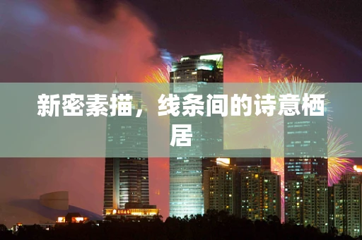 新密素描，线条间的诗意栖居