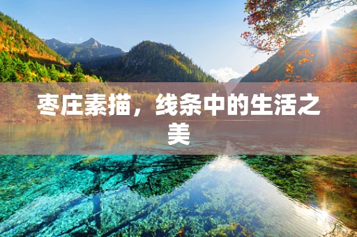 枣庄素描，线条中的生活之美