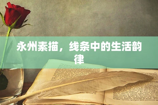 永州素描，线条中的生活韵律